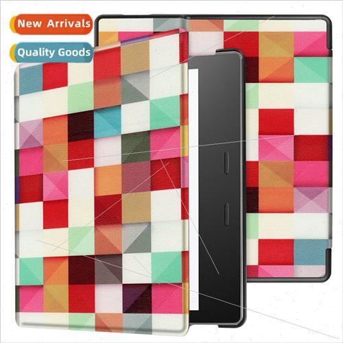 适用kindle oasis 2019 colorful leather case ebook 2017 model