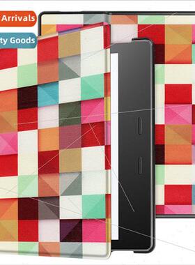 适用kindle oasis 2019 colorful leather case ebook 2017 model
