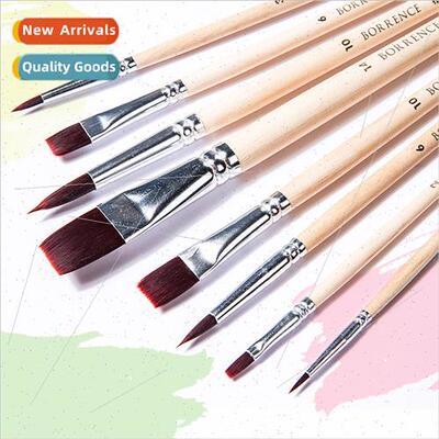 Nylon watercolor brushes适用art watercolor brushes oil paint
