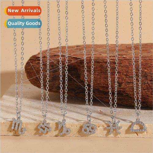 Europe new twelve constellations necklace hundred women cons