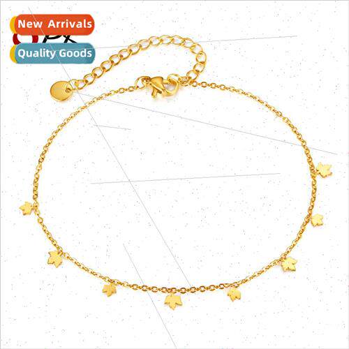 2024 Korea Fashion New Beach Stainless Steel Gold Plated Col