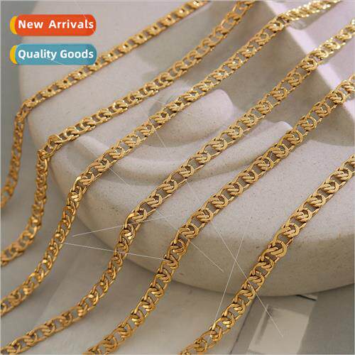 Europe ins ring interlocking geometric necklace bracelet set