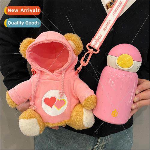 2021 girls cute portable straw water cup 316 children high v