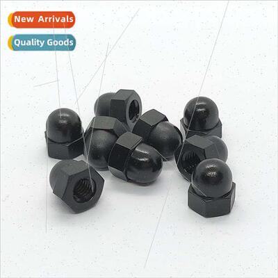 Black whe nylon cap nut Plastic plastic hexagonal cap nut ca