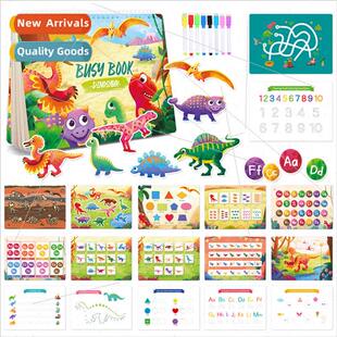 Dinosaur theme busy bookbusy bookchildren preschool learning