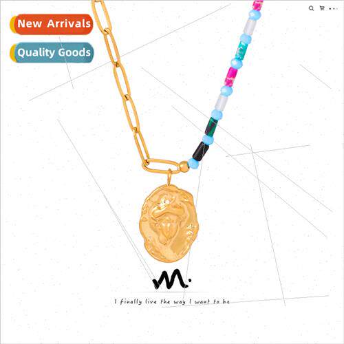 Europe new fashion retro irregular tanium steel gold-plated