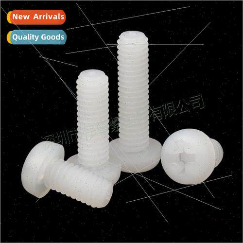 PA66 Nylon Phillips round head machine screws Plastic Philli