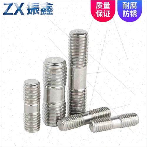 304 double head screws GB901 extended screw studs double hea
