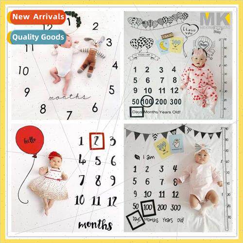 Baby photo background cloth baby full moon photo props birth