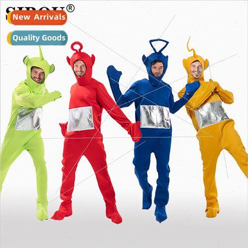 Halloween cute Teletubbies cartoon characters play costumes
