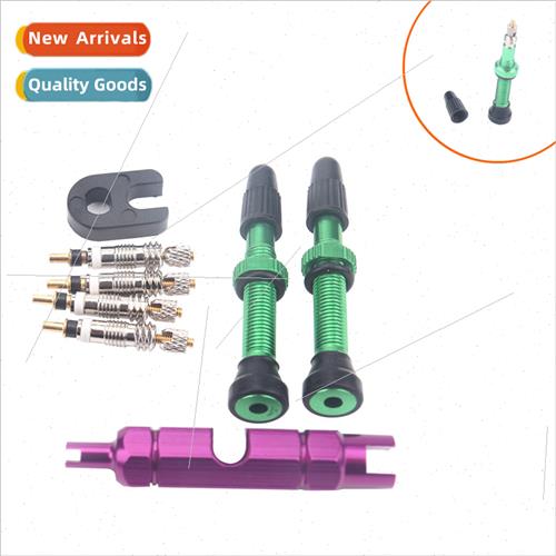 2pcs 40MM Green French Valve Repair Kit适用Mountain Bike
