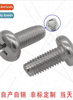 304 cross pan head triangle teeth machine screws gb6560 roun