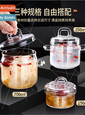Bird Nest Stewing Pot wh d High Temperature Glass Bird Nest