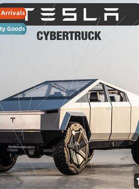 Tesla cyberpunk cyberpunk alloy model car toy car 1:24 ornam