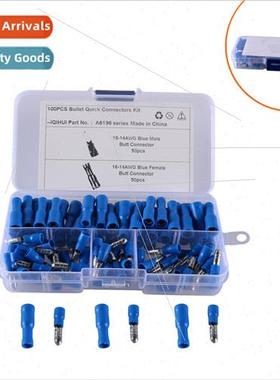Head Butt Wire Connectors Male Female Insulated Terminal Tip