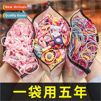 Korea children baby girl rubber bhair tie cute cartoon princ