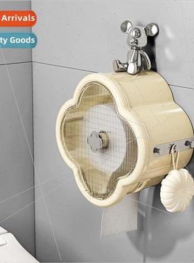 Multifunctional paper towel box toilet bathroom shelf drawer