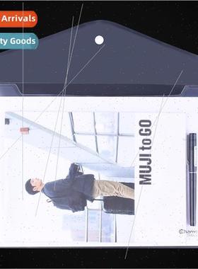 10pcs Snap File Bags Student Office A4 Paper Organizer Folde