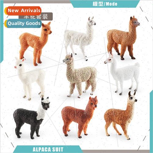 Wildlife solid grass mud horse alpaca creative micro-landsca
