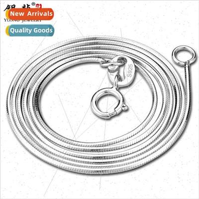 s925 silver jewelry 18 inch collarbone necklace sub necklace