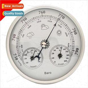 New 130MM 3-in-1 Weather Thermometer Hygrometer Barometer M