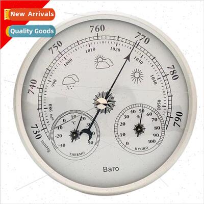 New 130MM 3-in-1 Weather  Thermometer Hygrometer Barometer M