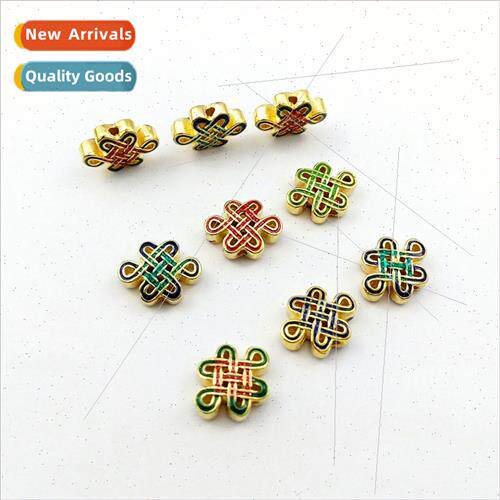 Alloy oil drop Chinese knot DIY handmade bracelet necklace s