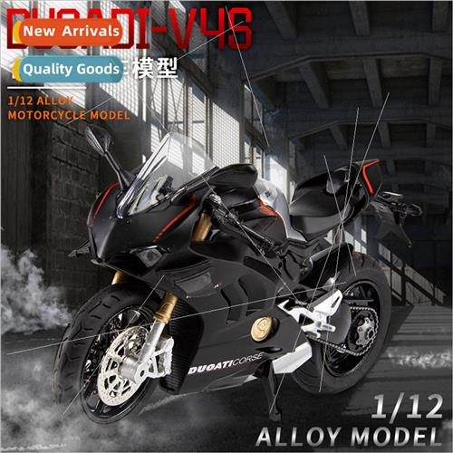 Ducati V4S motorcycle 1:12 simulation alloy motorcycle model