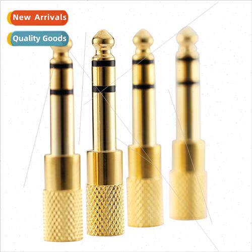 Audio 6.5 to 3.5 Adapter Microphone Mic Headset 3.5mm Female