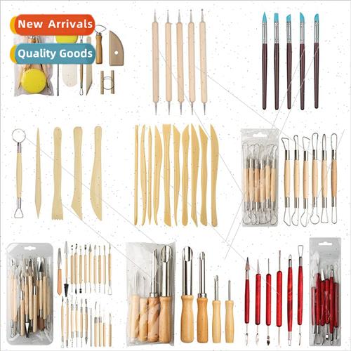 Plastic Pottery Clay Clay Molding 5 pcs Set Art Supplies DIY