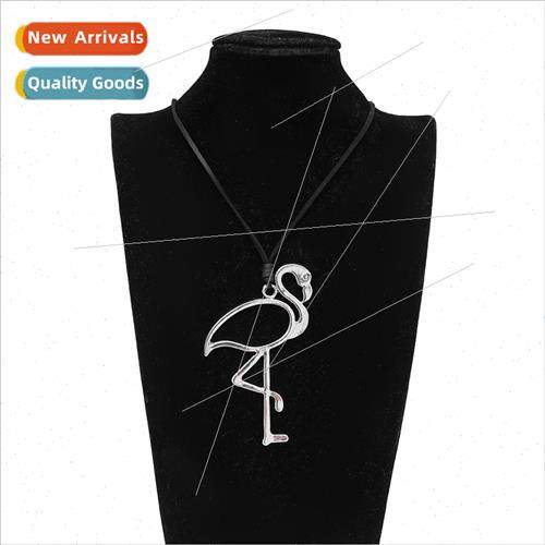 Europe women long sweater chain flamingo shape new nd fashio