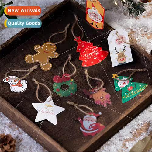 Creative Christmas Card Printing Cartoon Hangtags ins Greeti