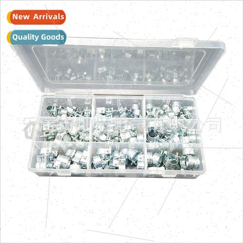 Hose Clamps Hoops Galvanized 110pcs Boxed Water Hose Clamps