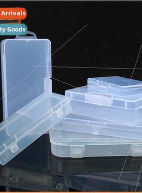 Storage box rectangular square transparent plastic box jewel