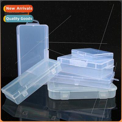 Storage box rectangular square transparent plastic box jewel