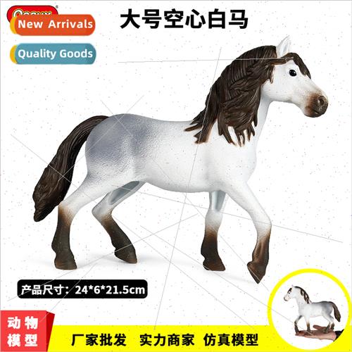 Animal farm large horse model children toys static stallion