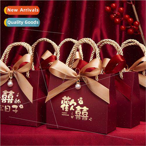 New ins handheld wedding candy box wedding candy box wedding