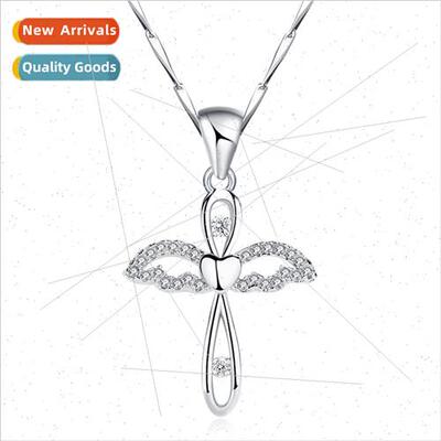 s925 silver cross pendant women love guardian birthday gift