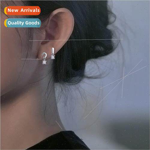 Exclamation Point Question Mark Character Stud Earrings mple