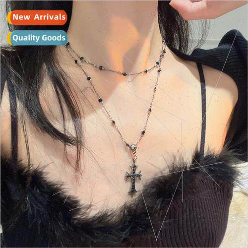 Korea niche ins premium dark chic subculture double layered