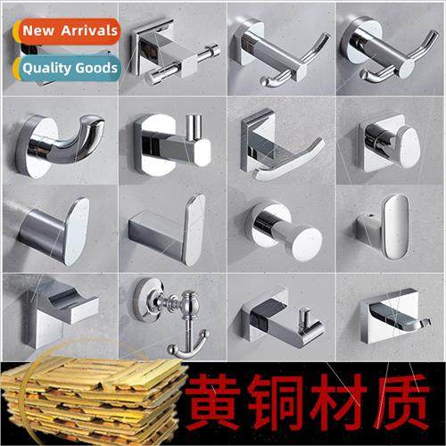 Copper chrome hanging hooks bathroom hotel perated single ho