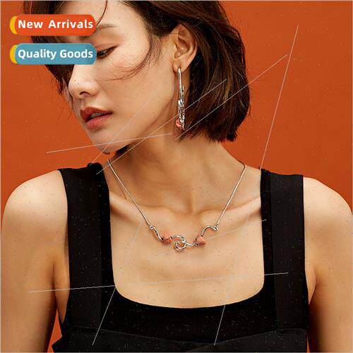 Irregular necklace female Europe niche hundred necklace 2021