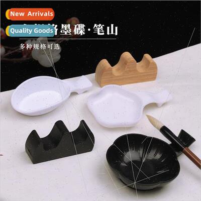 Plastic Water Dish Ink Butterfly Scholar Room Calligraphy Su