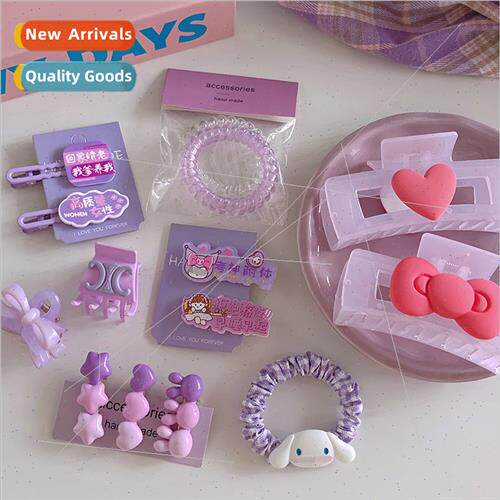 2024 New Spring Hair Bands Celebration Hair Clips Red Cartoo
