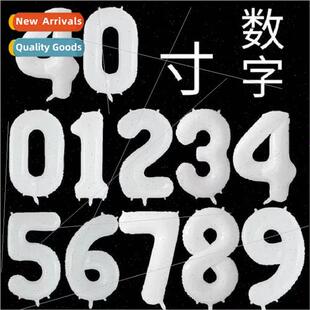 U.S.  40-inch whe aluminum molded number balloons large pure