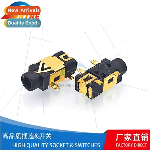 Headphone socket 2.5 audio socket PJ-209 5 pins chip wh pole