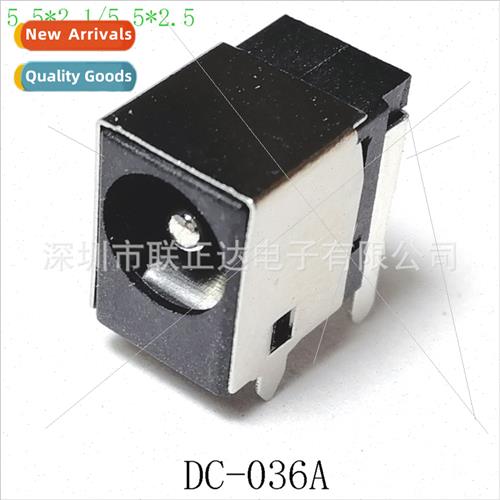 DC socket wh shell dc-036A wh bracket DC5.5*2.1 de stDC sock