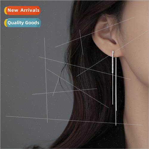 A two wear back hanging tassel earrings female round face th