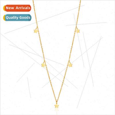 Europe ins simple necklace jewelry new fashion alloy star pe