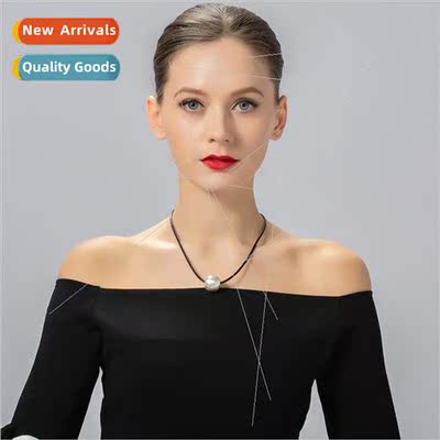 Korea simple alloy necklace small pendant fall jewelry Europ